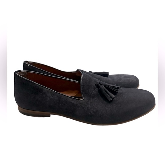 Zara Men Suede Tassel Loafers Classic Style Size 41 or 8 - Picture 1 of 6